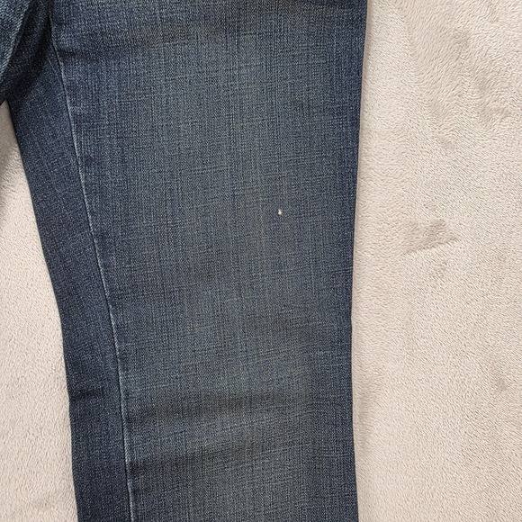 Seven7 Jeans Womens 29 Blue Bootcut Stretch Denim Embellished Rhinestone Jeans - Picture 4 of 13